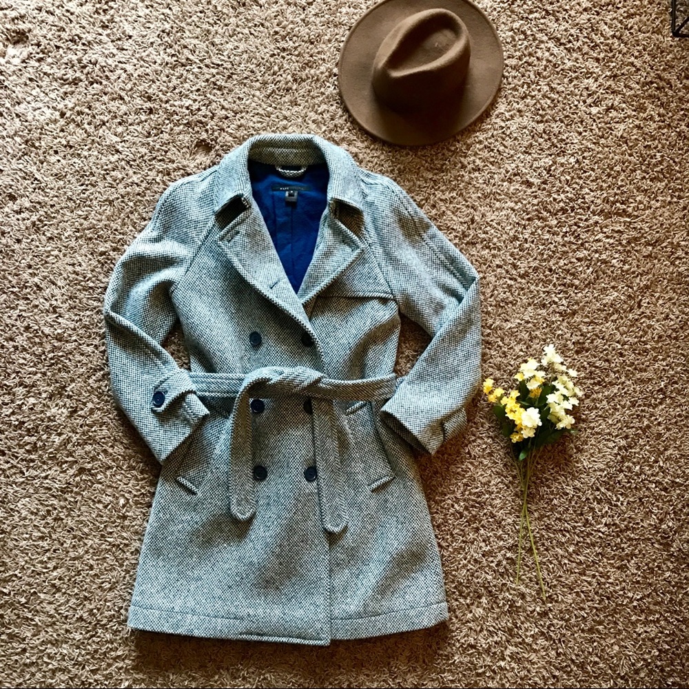 Marc Jacobs Virgin Wool Belted Peacoat